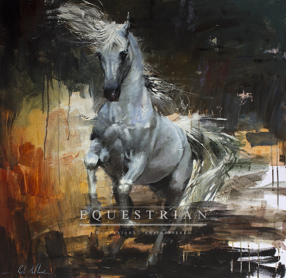 horse,painting,rob hefferan